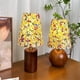 thumbnail image 4 of Lámpara de mesa floral de madera retro, cálida luz de noche for estudio en dormitorio, 4 of 6