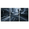 thumbnail image 2 of wall26 - 3 Piece Canvas Wall Art - Traffic Through Downtown Los Angeles - Modern Home Art Stretched and Framed Ready to Hang - 16"x24"x3 Panels, 2 of 4
