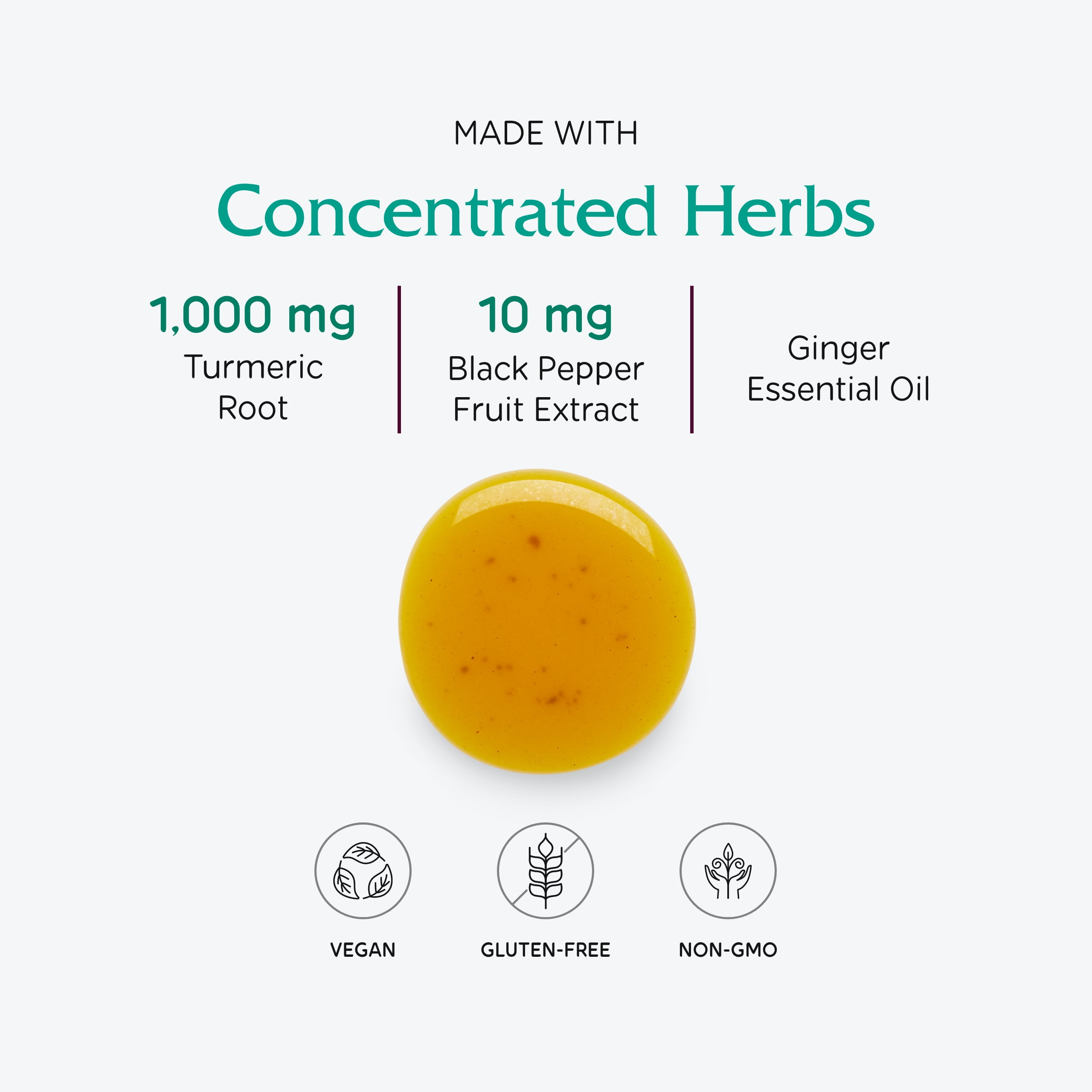 Vitanica Turmeric Tonic, Non-GMO Liquid Turmeric Curcumin Supplement 1000 mg, with Black Pepper and Ginger, Antioxidant, Vegan, Gluten Free, 4 Ounce