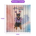 thumbnail image 5 of 4th of July Doberman Pinscher Celebrates Independence Day Shower Curtain Doberman Dog Lover Gifts Waterproof Bathroom Bathtub Curtain - 12010, 5 of 5