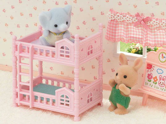 Calico Critters Sunny Rabbit Baby's Bunk Bed Set