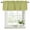 Fruit Green, variant on Vintage Teal Green Curtain Valances for Windows, Kitchen Valance Window Treatments Panel 2 Pack, Farmhouse Retro Solid Color Linen Texture Rod Pocket Short Curtains for Bathroom Bedroom 42 x 12 Inch