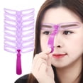 thumbnail image 1 of Eyebrow Shaping Helper, Makeup Tool for Beginner, Time Saving, 8 Styles Eyebrow Card, Suitable for Most Facial Shapes, Washable Reuseable, Detachable Handle for Customized Fit, 1 of 5