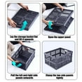 thumbnail image 5 of Desktop Folding Storage Basket Snack Stationery Organizer Fruit Container Home Office Multifunctional Durable Collapsible Box Versatile Indoor Outdoor Use Strong Weight Bearing Capacity, 5 of 6