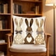 thumbnail image 1 of Uuiauoio Easter Pillow Covers 18x18 Easter Throw Pillow Covers with Bunny and Eggs Spring Home Decor Pillowcase Square Cushion Covers for Sofa Bed Couch, 1 of 6