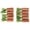 Green, variant on Suodoka 10Pcs Hamster Corn Cob Chew Toy, Carrot Shaped Teeth Grinding Toys for Guinea Pig, Rabbit, Parrot (Orange, Small, 6.3 inches / 16.0 cm)
