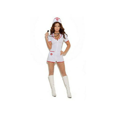 Head Nurse Costume 9971 Elegant Moments White/Red Medium,