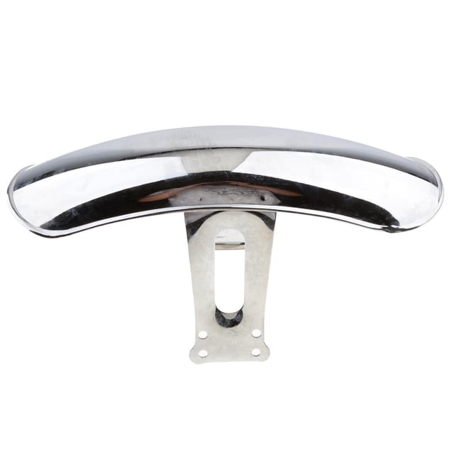 Guardabarros delantero cromado de acero inoxidable para Honda CG125 Cromo