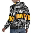 thumbnail image 6 of Wukai Travel Print Men Hoodies Fleece Sweatshirts Long Sleeve Sweaters Pullover Fall Outfits Winter Clothes-XX-Large, 6 of 7