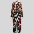 thumbnail image 6 of WWE Unisex Onesie Pajamas Zipper Jumpsuit Hooded One Piece Sleepwear for Family Mens Womens, 6 of 8