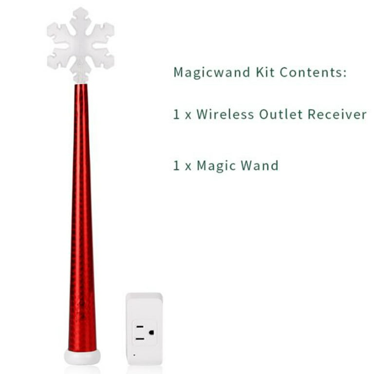 Magic Light Wand, Wireless Remote Control Outlet for Christmas String  Lights and Decorations Lights, Remote Magic Wand Switch Kit with Music,  Ideas