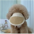 thumbnail image 4 of Handmade Straw Dog Sun Protection Hat Baseball Cap,Adjustable Pet Visor Cap Beach Party Hat for Small Medium Dog, 4 of 14