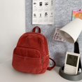 thumbnail image 2 of Mini Backpack Purse for Women Small Size Corduroy Aesthetic Backpack Small Backpack Purse Cute Mini Backpacks, 2 of 5