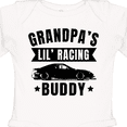 thumbnail image 4 of Inktastic Grandpas Lil Racing Buddy Boys or Girls Long Sleeve Baby Bodysuit, 4 of 5