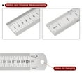 thumbnail image 5 of Unique Bargains Stainless Steel Ruler with Scriber Block 48' Metric Inch Ruler with 40mm Locating Vernier Slider, Silver Tone, 5 of 5