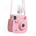 thumbnail image 3 of Camera Protective Case For Instax Mini SE, PU Leather Carrying Storage Bag With Adjustable Shoulder Strap, 3 of 8