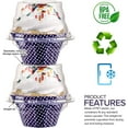 thumbnail image 2 of Individual Plastic Cupcake Containers (50 Count) Single Stackable with Airtight Lid - by Stock Your Home, 2 of 7