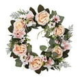 thumbnail image 1 of Guirnalda de coronas artificiales de 45 cm, accesorios para fotografía, arreglos de coronas florales para Amarillo, 1 of 9