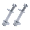 thumbnail image 1 of Raindrops 2Sets Auto Camber Adjusting Kit Rear Lower Arm Fitting Steel Plated Silver Precise Tire Wear Solution, 1 of 8