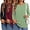 Light Green-Burgundy-Black, variant on MOSHU 3 Pack T Shirts for Women Crew Neck Long Sleeve Womens shirts Casual Loose Fit Fall Tops