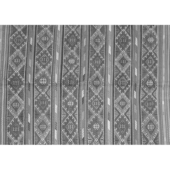 Ahgly Company Indoor Rectangle Oriental Gray Traditional Area Rugs, 8' x 10'