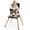 Black, variant on LINLUX Wood Baby High Chair, 7 in 1 Convertible Highchair, Infant Feeding Chair, Toddler Chair Pink
