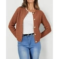 thumbnail image 4 of PrettyGarden Women's Cotton Knit Cardigan Sweater, Sizes S-2XL, 4 of 10