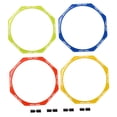 thumbnail image 5 of WHAMVOX Agility Rings for Training Made with Durable PP Material Assorted Color Perfect for Football Players 4Pcs, 5 of 8