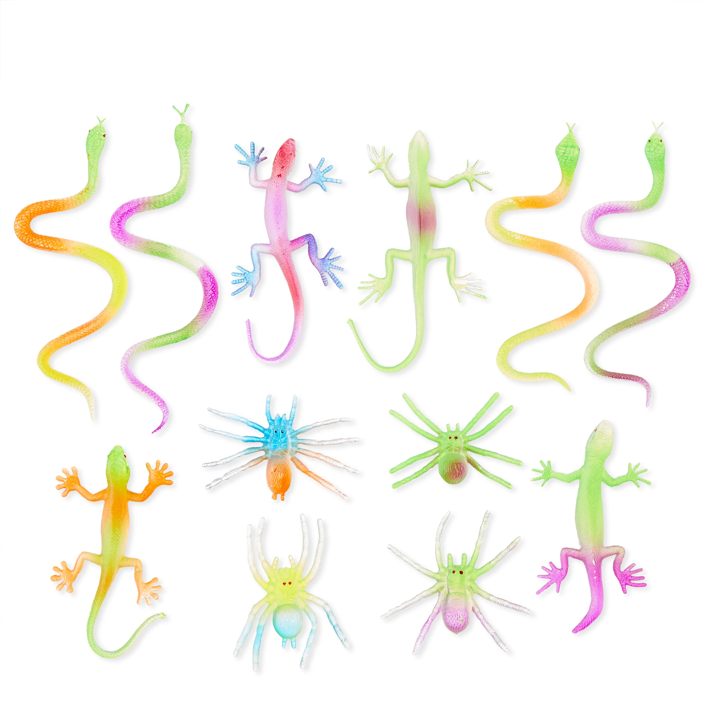 Assorted Color Glow Creatures Party Favors, 12 Count, by Way To Celebrate