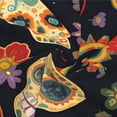 thumbnail image 6 of Multi-Size Linen Sofa Pillow Cover Invisible Zipper Open And Close Strong Use For Sofa Chair Garden Sofa Car Retro Skull Head Flower 20"X20", 6 of 8