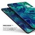 thumbnail image 3 of DesignSkinz Teal Oil Mixture Full-Body Skin Decal Wrap Cover for iPad 8th Gen 10.2"(A2270/A2428), 3 of 4