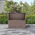 thumbnail image 2 of 80 Gallon Resin Deck Box, Waterproof Outdoor Storage Bin for Patio, Poolside, and Garden, Lockable & UV-Resistant, Brown, 2 of 15