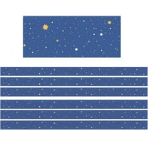 Eureka Once Upon A Dream Starry Night Deco Trim, 37 Feet Per Pack, 6 Packs