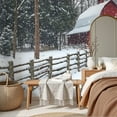 thumbnail image 6 of Peel and Stick Wallpaper Wall Murals Christmas Winter Snowy Forest Scene Vintage Red 69"H x 96"W Removable Wall Paper Self-Adhesive Wall Decor for Bedroom Living Room Nursery, 6 of 7