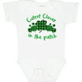thumbnail image 3 of Inktastic St. Patrick's Day Cutest Clover in the Patch in Plaid Boys or Girls Baby Bodysuit, 3 of 5