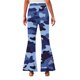 thumbnail image 4 of Pantalones largos con estampado de camuflaje para niñas, forro polar cálido, leggings casuales ligeramente acampanados, traje para niñas de 5 a 16 años., 4 of 6