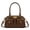 Coffee, variant on Wrangler Women Dome Top‑Handle Purse Medium Shoulder Handbag with Detachable Crossbody Strap, Black