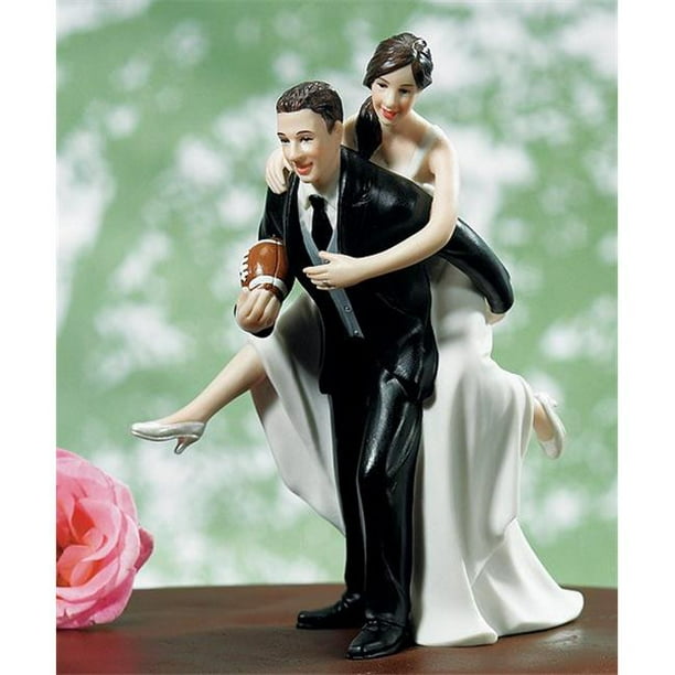 Weddingstar 8669 Figurine de Couple de Football Ludique