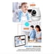 thumbnail image 3 of Monitor de Vídeo para Bebés de 5 Pulgadas Audio Bidireccional Interior Vigilancia para Madres e Hijos 2,4G Mini Cámara de Seguridad para el Hogar PTZ, 3 of 5