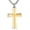 Golden, variant on Cross Cremation Necklace for Ashes Stainless Steel Crucifix Memorial Urn Necklace Urn Pendant