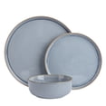 thumbnail image 6 of Famiware Nature 12-Piece Dinnerware Sets, Stoneware Dish Set, Light Blue, 6 of 6