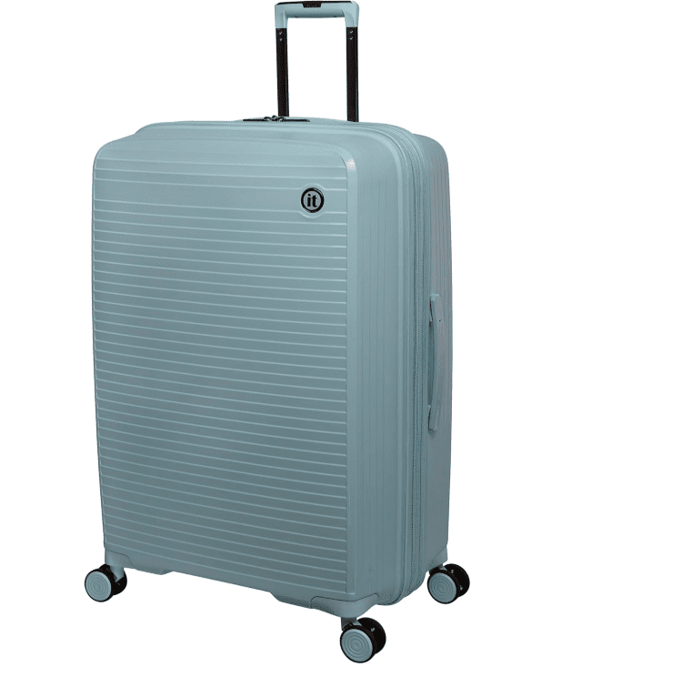 it luggage Spontaneous 31" Hardside Checked 8 Wheel Expandable Spinner, Baby Glow