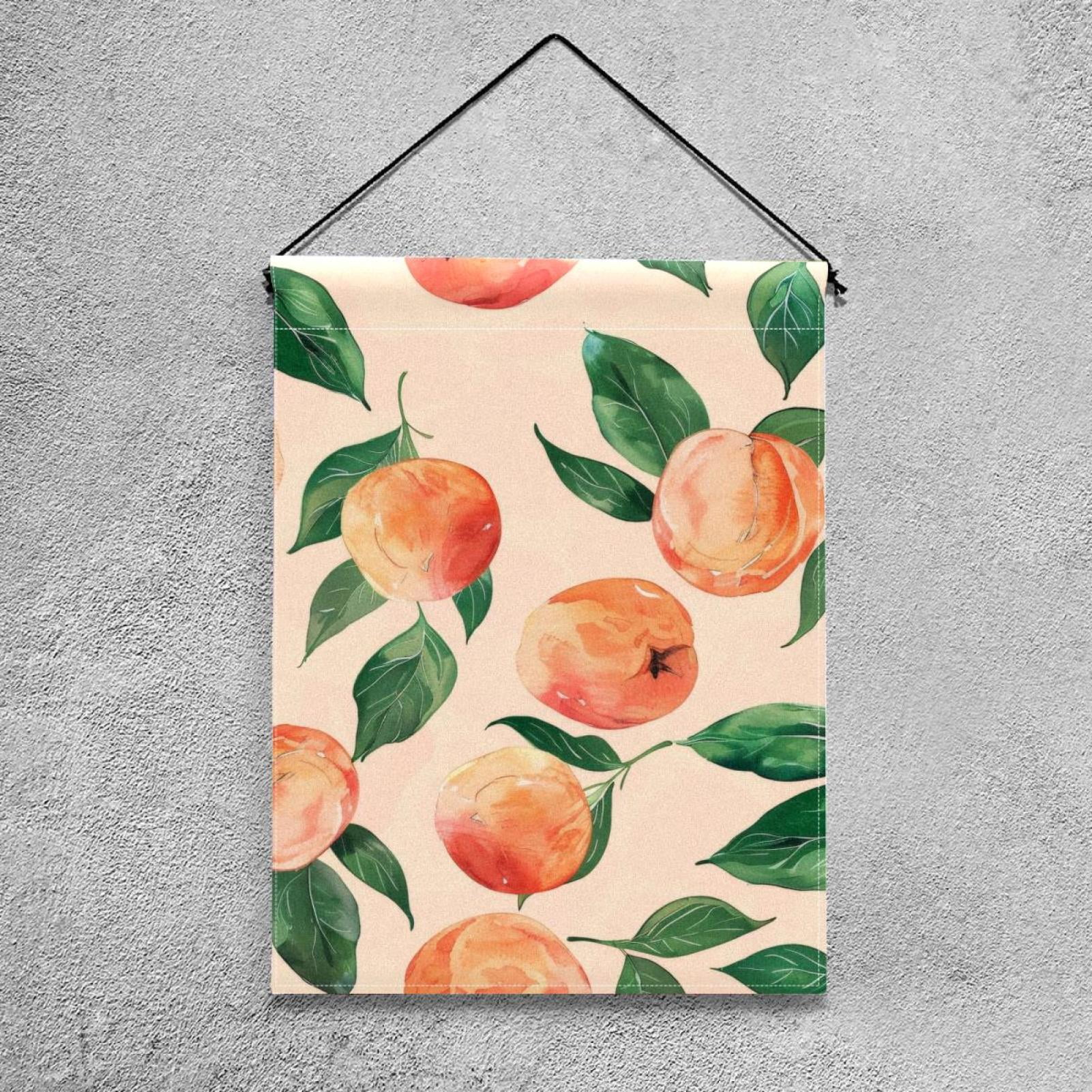 Welcome Peach Pink Garden Flag, Vertical Double Sided Small House Flag, Yard Farmhouse Outdoor Deck Veranda Lawn Decor 28x40 Inch