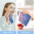 thumbnail image 5 of GZHJMY 6 Pack Mermaid Gold Scales Fish Washcloths – Soft Face Towels, Gym Towels, Hotel and Spa Quality, Reusable Pure Cotton Fingertip Towels, 5 of 6