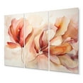 thumbnail image 2 of Designart "Apricot Blossom Waltz" Abstract Botanicals Metal Art Print Set, 2 of 5