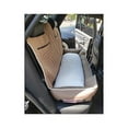 PetBed2Go Portable Large Tan Pet Bed and Car Rear Seat Cover PET2G100LT