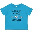 thumbnail image 3 of Inktastic Oma and Opa's Favorite- Heart Grandchild Boys or Girls Baby T-Shirt, 3 of 5