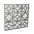 thumbnail image 1 of Cheungs Metal Design 9 Small Square Mirrors Wall Decor, 1 of 1