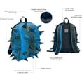thumbnail image 5 of Madpax Spike Blue Mamba Premium Durable Compact Lightweight Daypack Stylish Unisex Fun Casual Travel 13” Laptop Commuter Bag with Adjustable Strap for Men & Women, 5 of 6
