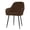 Coffee #002, variant on Velvet Curved Back Dining Room Chair Covers with Arms Stretch Swivel Bar Stool Chair Slipcover with Armrest Accent Removable Vanity Kitchen Office Desk Armchair Protector Covers